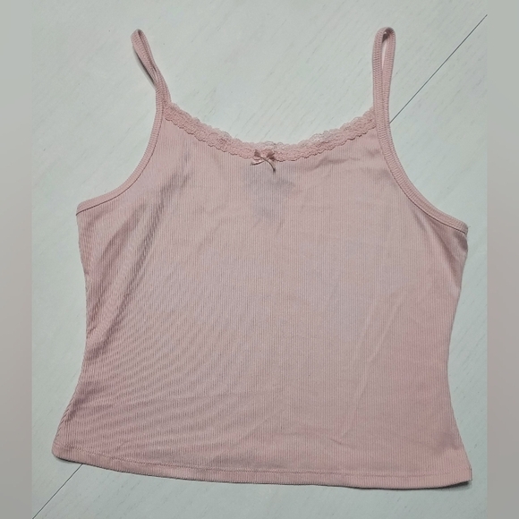 Pink Spaghetti Strap Top - Picture 1 of 3